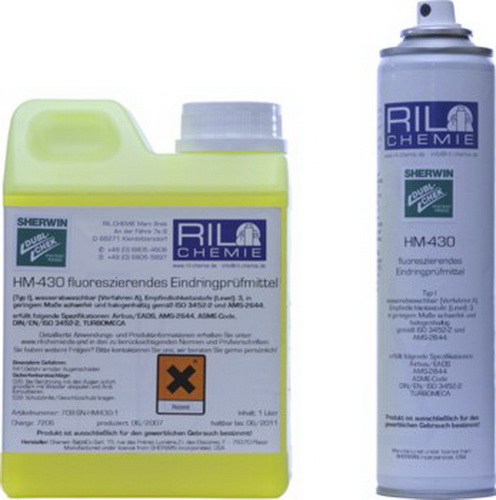 DUBL-CHEK HM-430,Level 3, fluoreszierendes Eindringprüfmittel, wasserabwaschbar