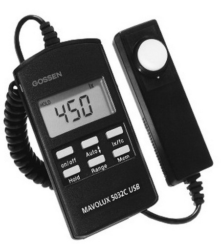 Gossen Mavolux 5032C-USB Lux-Meter (Made in Germany)