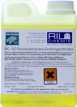 DUBL-CHEK RC-50, Level 2, fluoreszierendes Eindringprüfmittel, nachemulgierbar-387