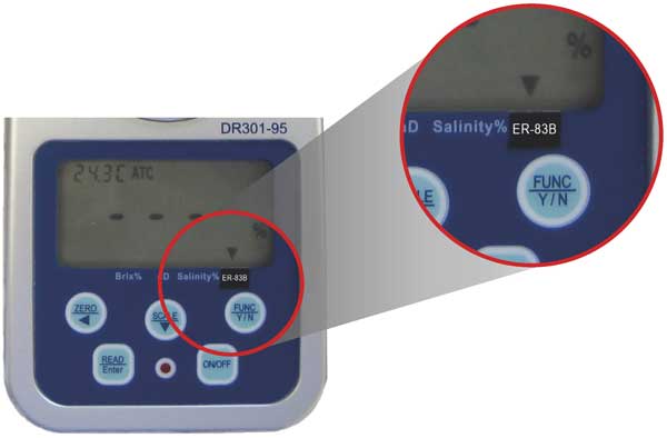 Digitales Refraktometer für ZfP - Anzeige Emulgatorkonzentration für RIL-CHEMIE Emulgator ER-83B